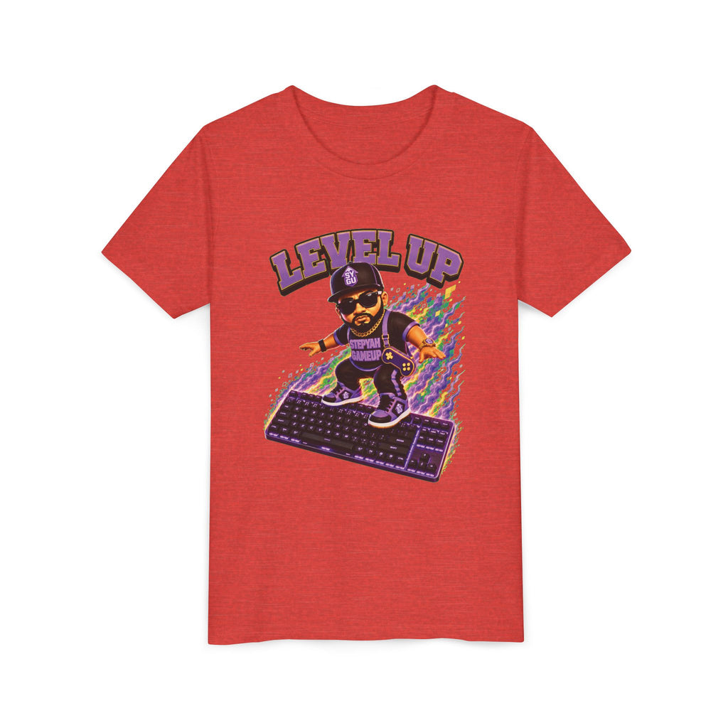 StepYahGameUp — Level Up | Keyboard Rider | Unisex Youth Tee