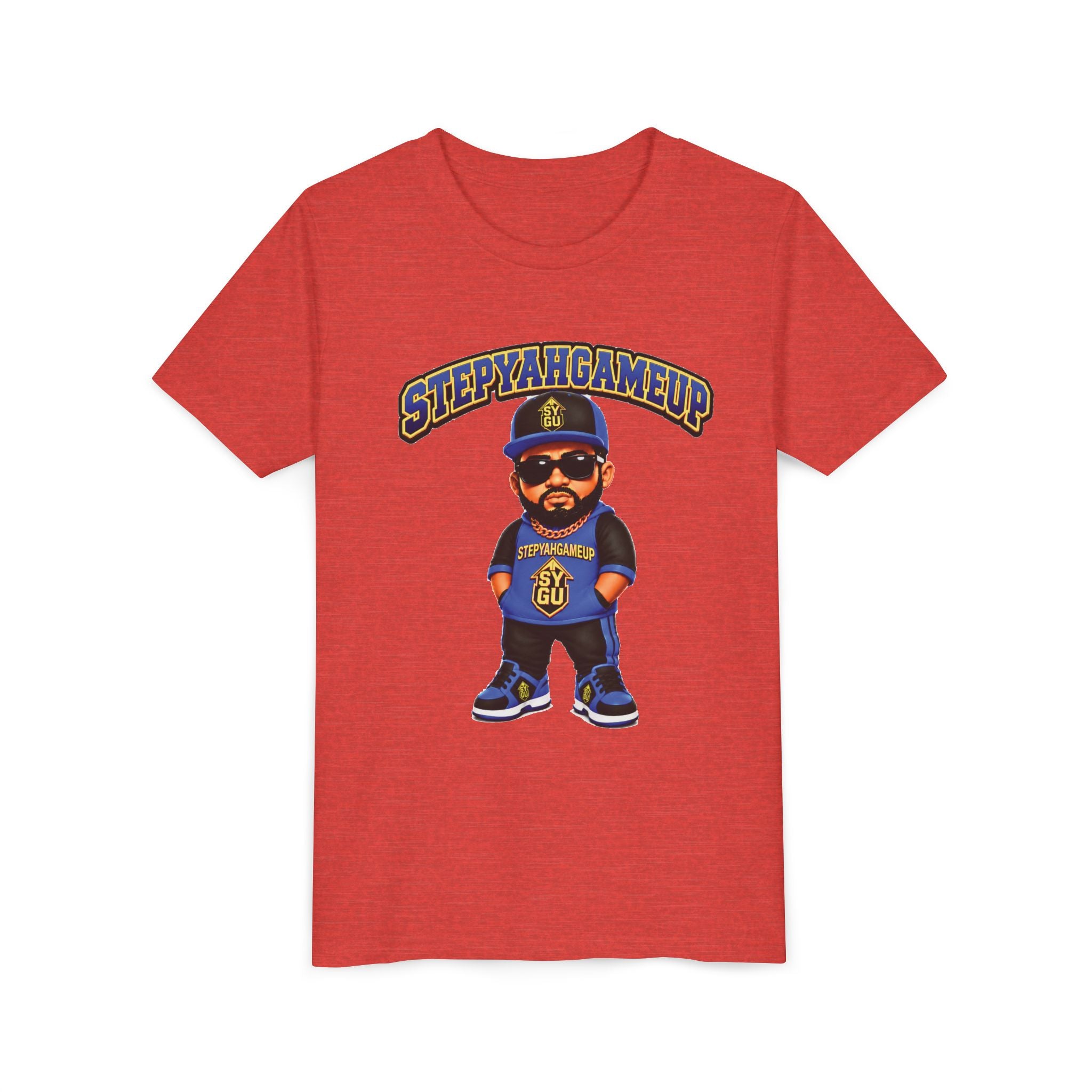 StepYahGameUp — Stumble Step | Hands In Pockets | Unisex Youth Tee