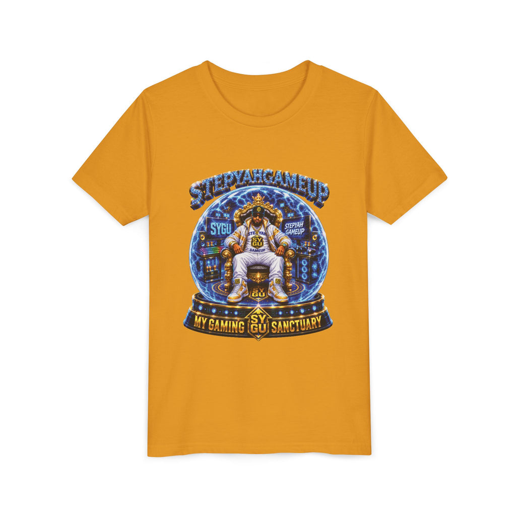 StepYahGameUp — My Gaming Sanctuary | Unisex Youth Tee
