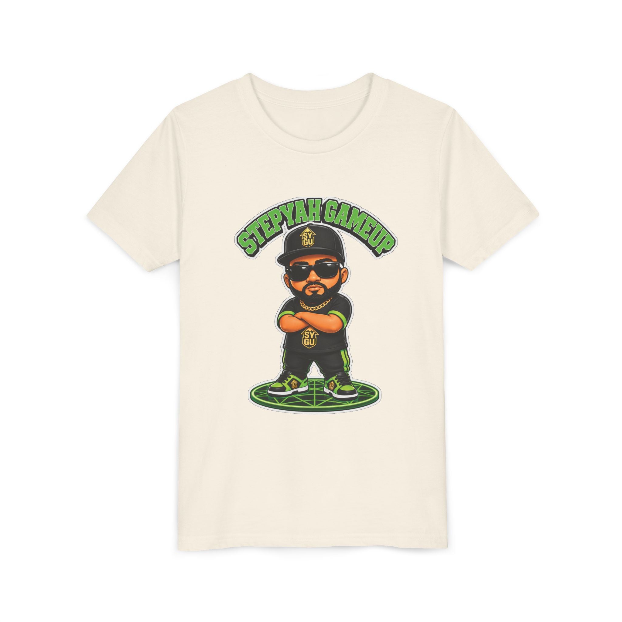 StepYahGameUp — Stumble Step Green Edition | Youth Tee