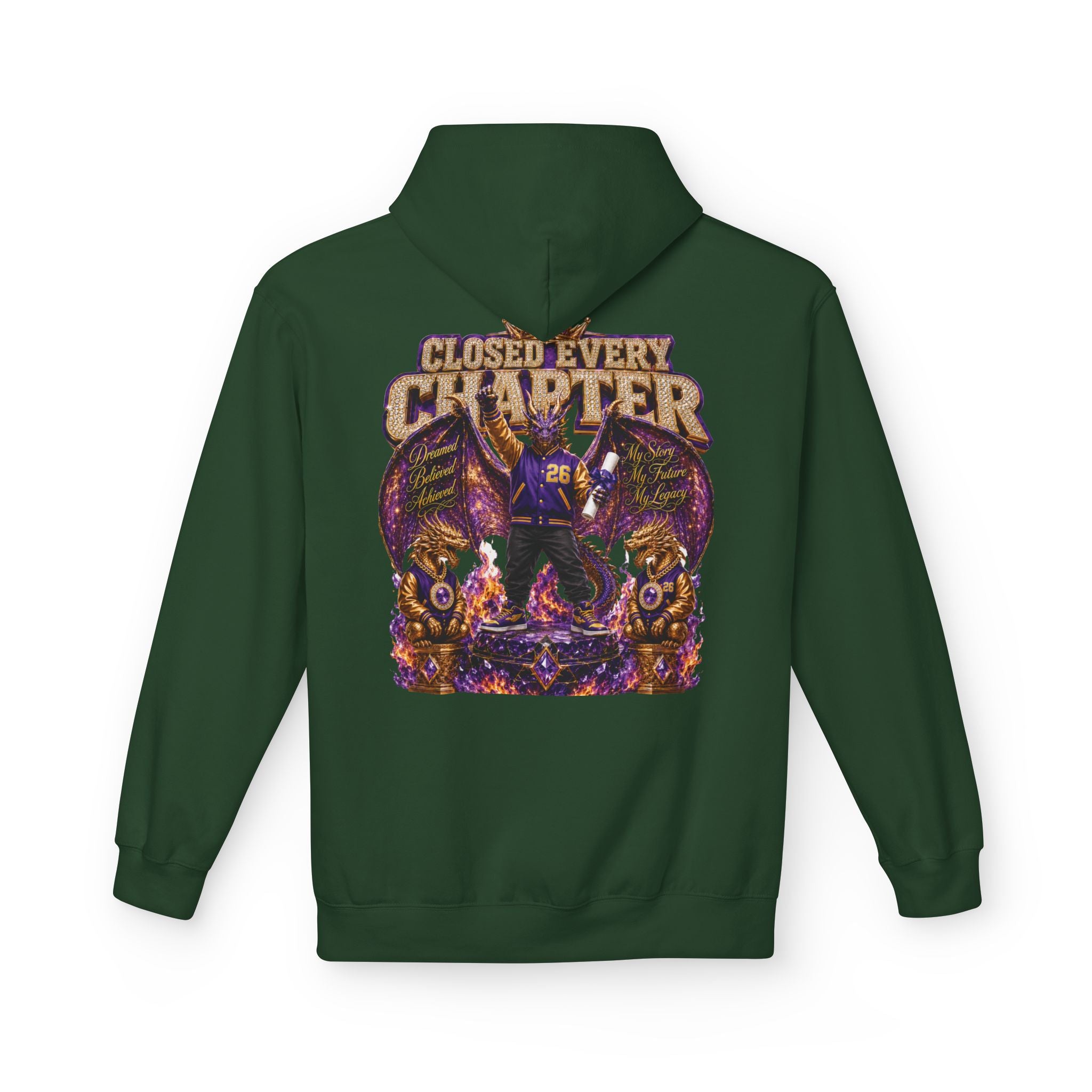 The Drake Unisex Hoodie — Closed Every Chapter