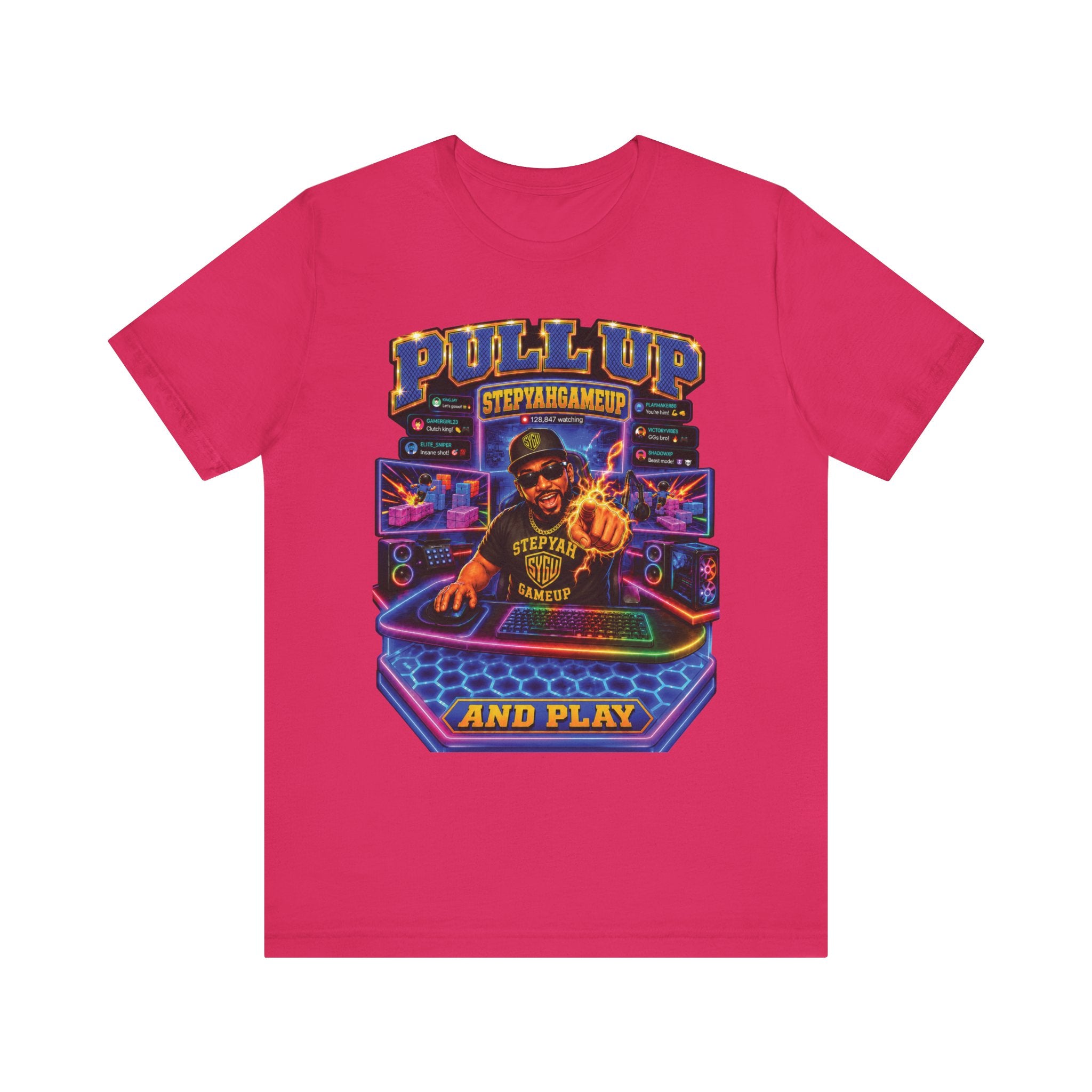 StepYahGameUp — Pull Up and Play | Unisex Tee