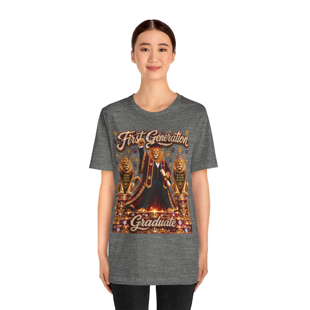 The King Miko Unisex Tee — First Generation Graduate