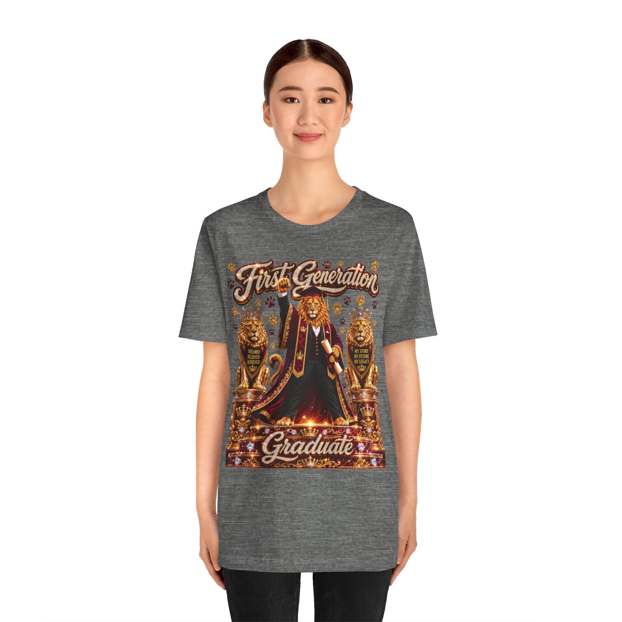 The King Miko Unisex Tee — First Generation Graduate