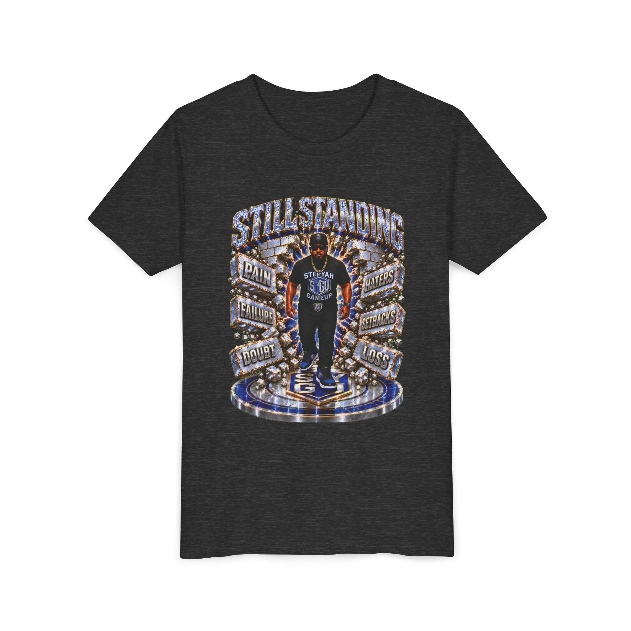 StepYahGameUp — Still Standing | Youth Tee