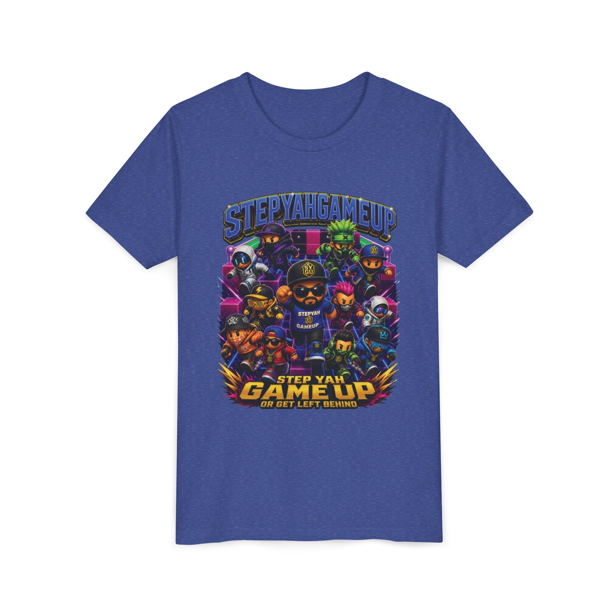 StepYahGameUp — Step Yah Game Up Or Get Left Behind | Unisex Youth Tee