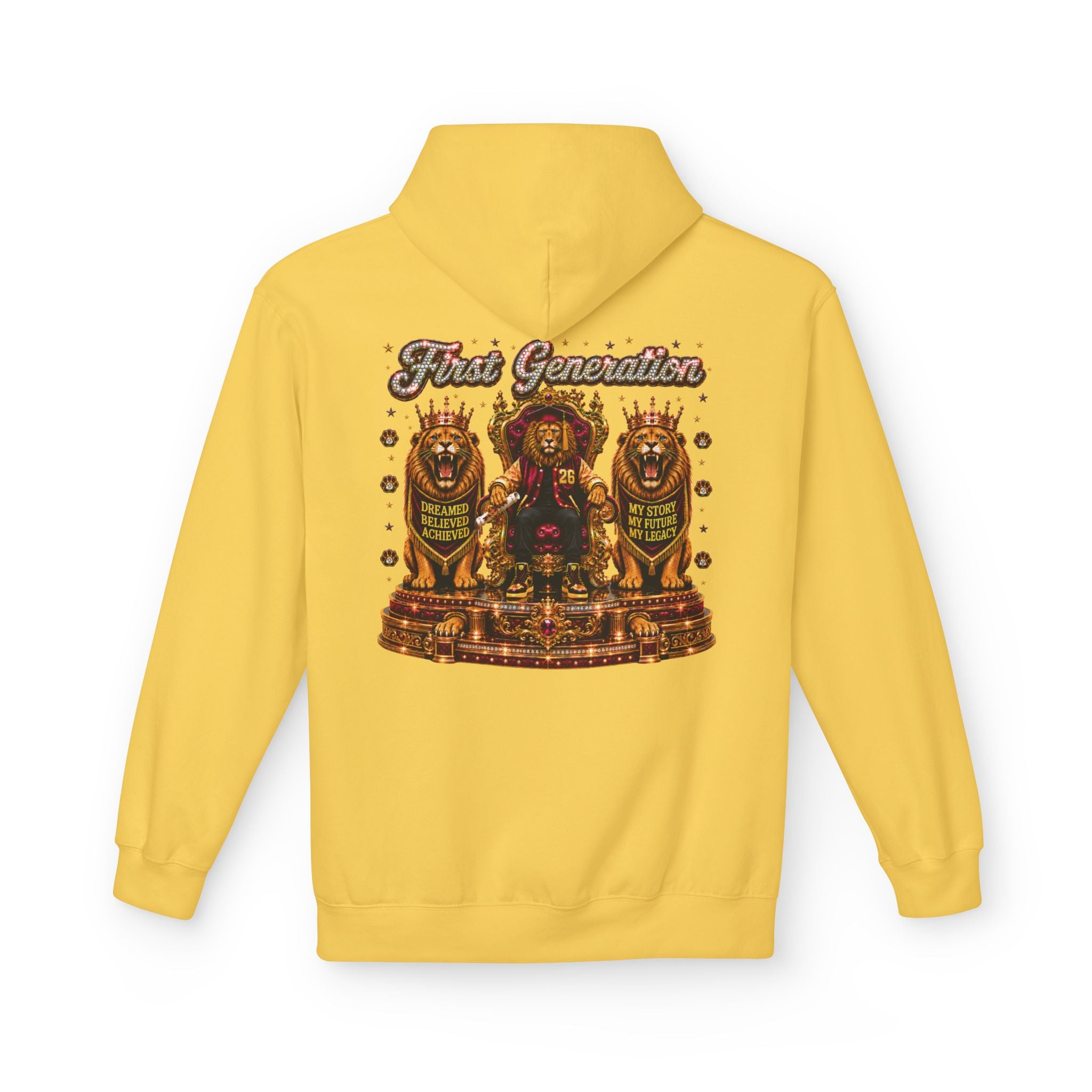 The King Miko Unisex   Hoodie — Class of 2026 | First Generation Graduate