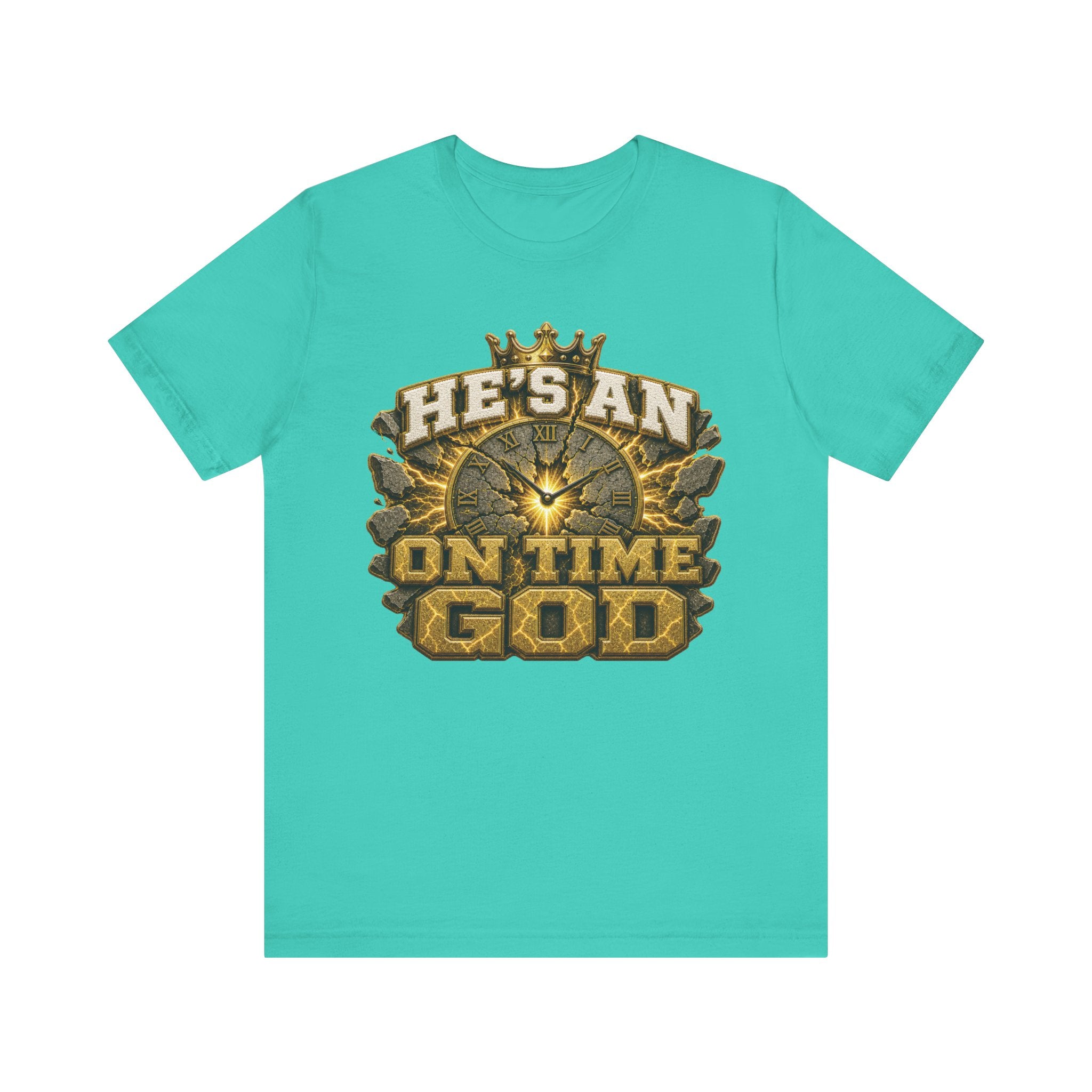 Walk By Faith ✝️ — He's An On Time God | Unisex Tee