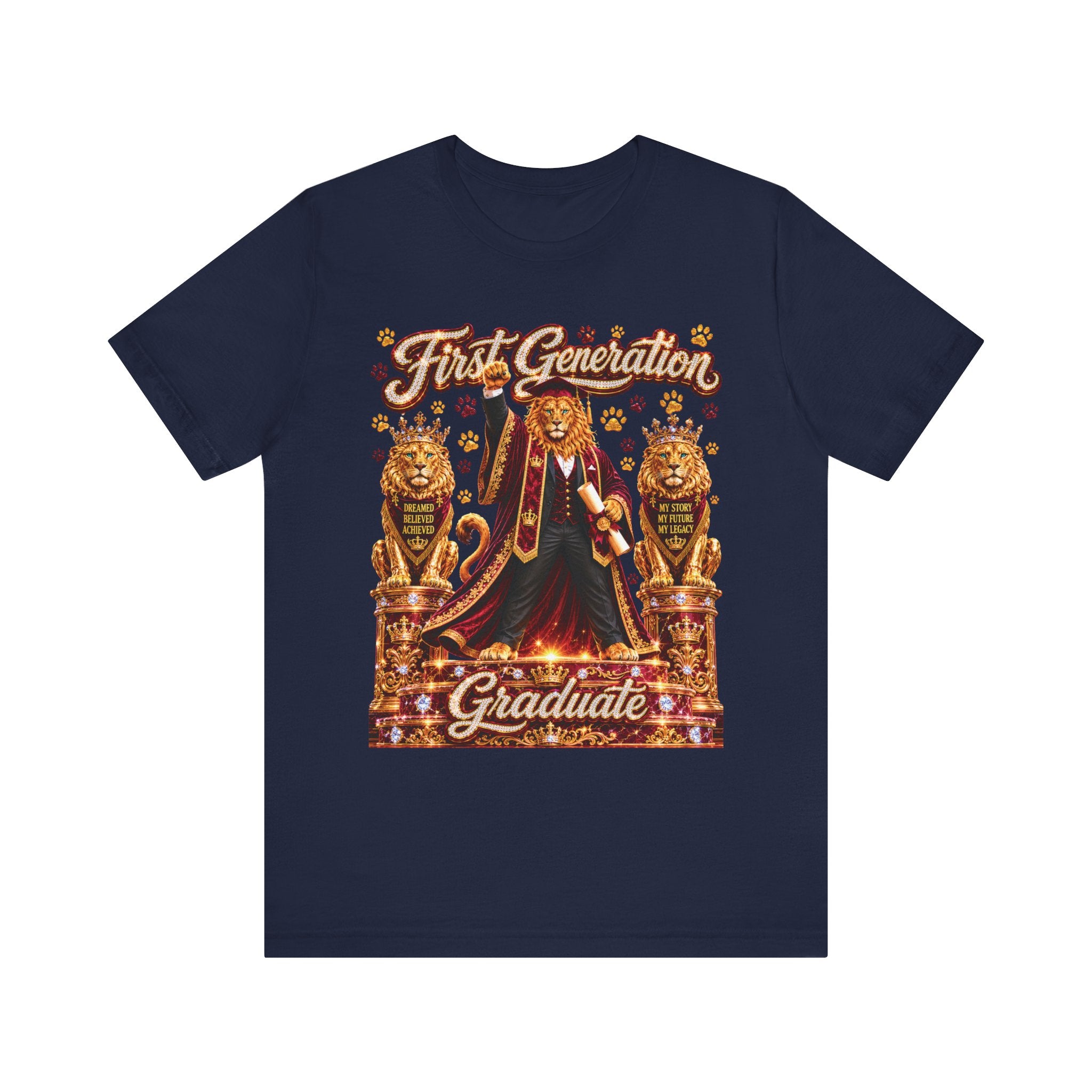 The King Miko Unisex Tee — First Generation Graduate