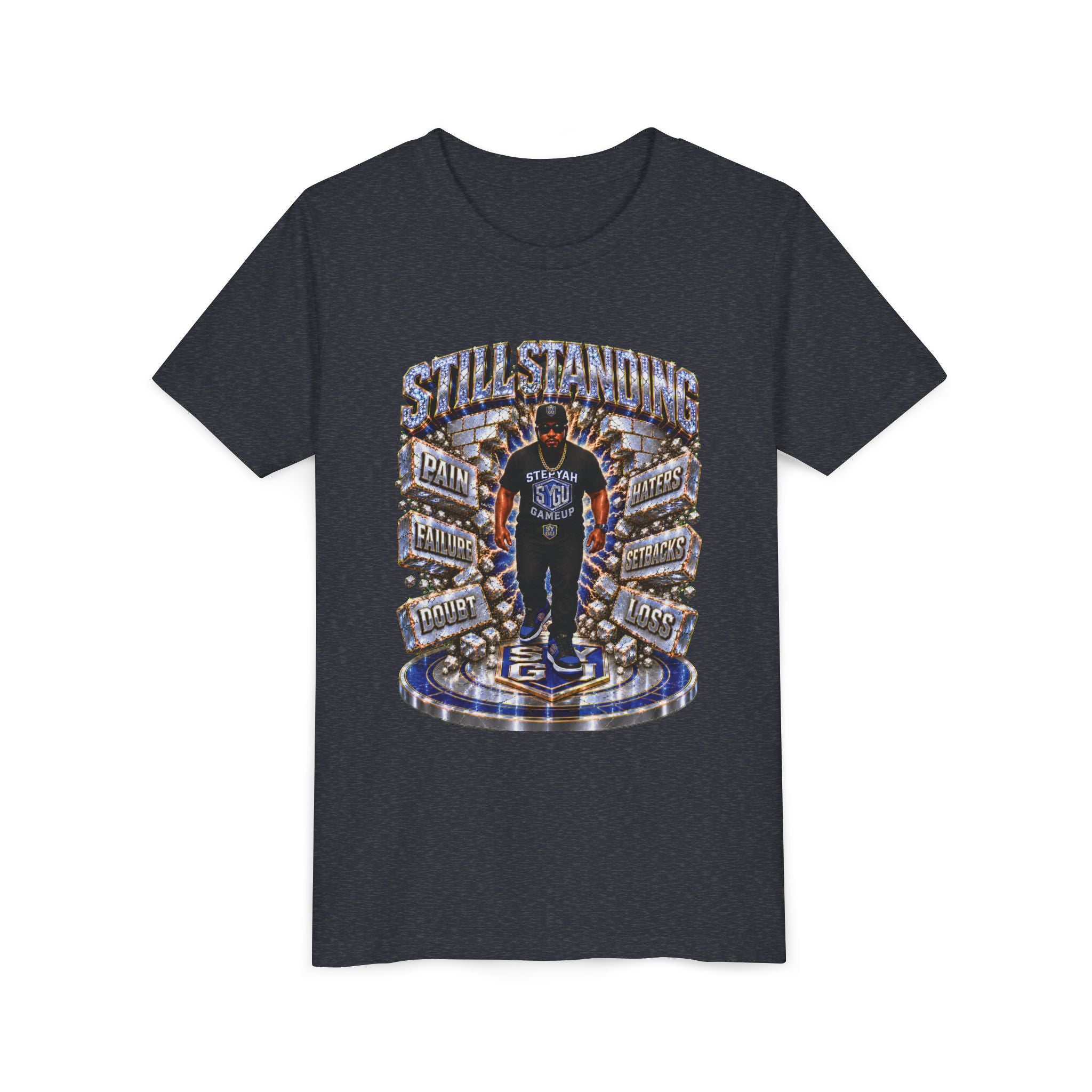 StepYahGameUp — Still Standing | Youth Tee