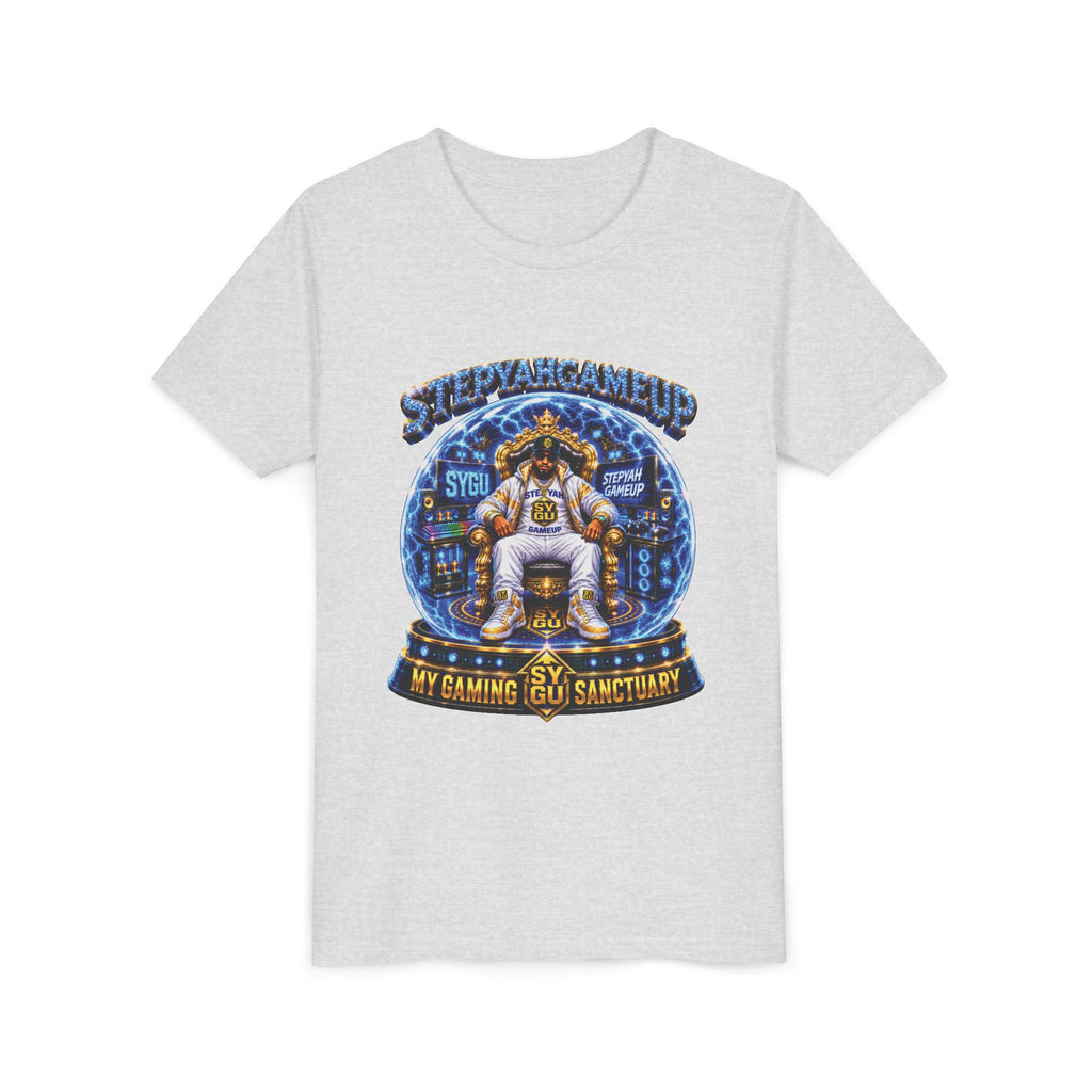StepYahGameUp — My Gaming Sanctuary | Unisex Youth Tee