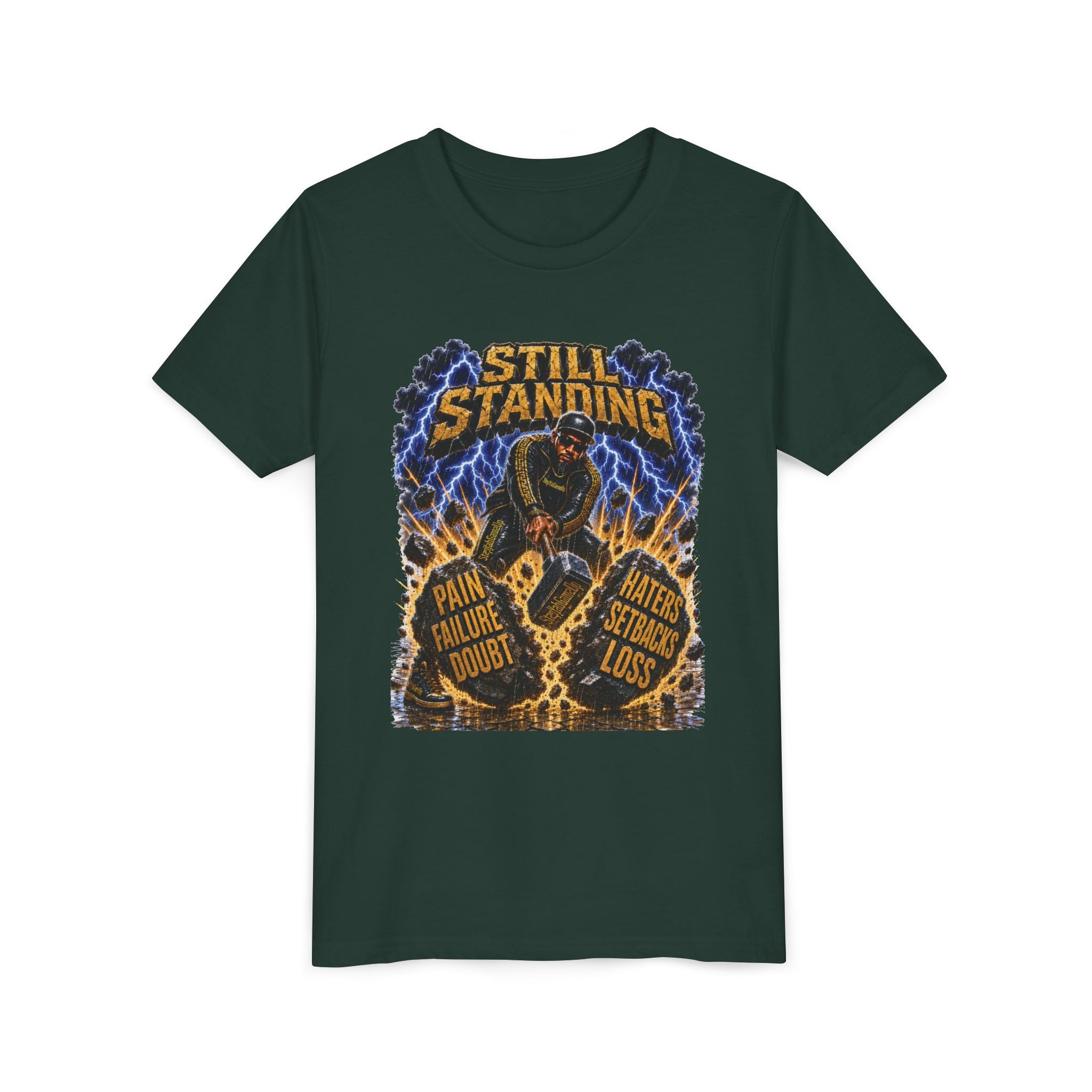 StepYahGameUp — Still Standing | Youth Tee