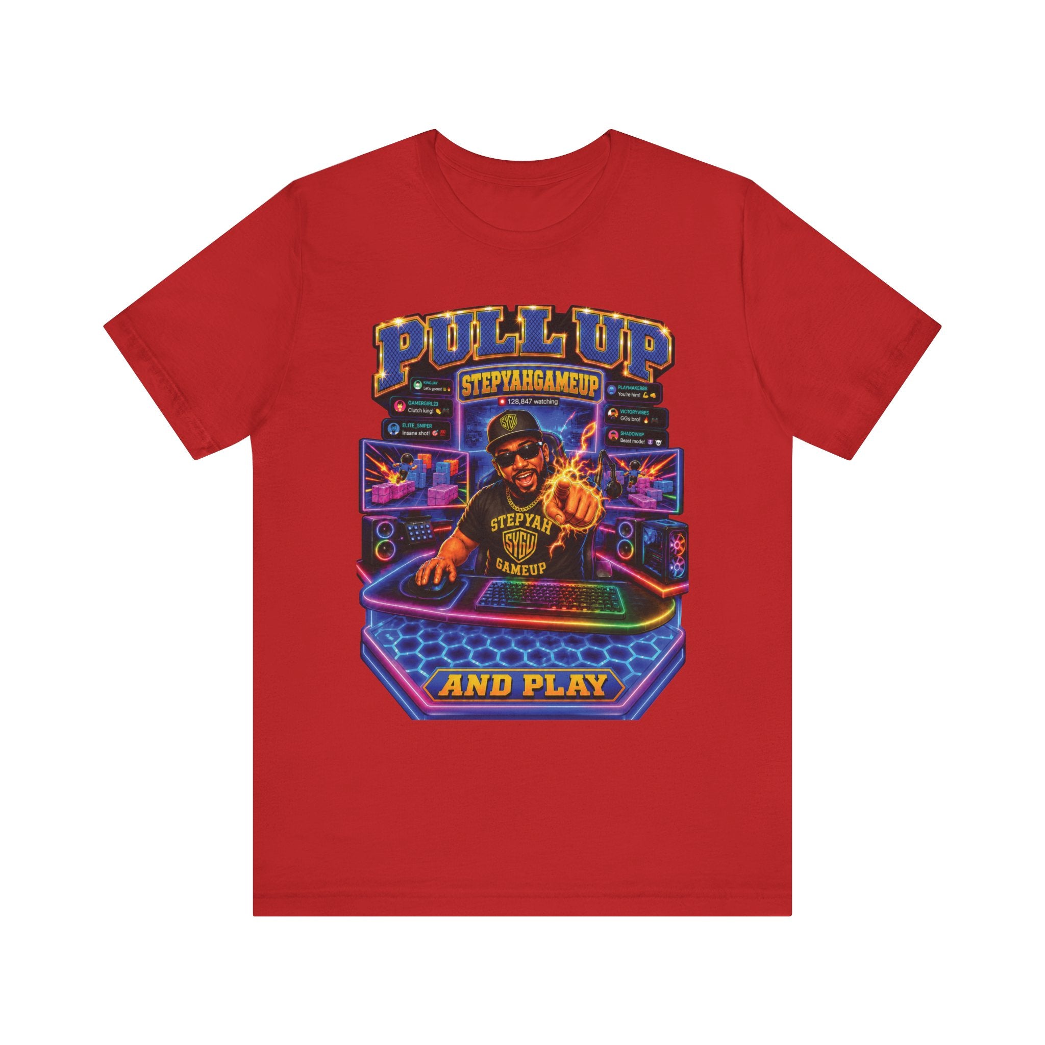 StepYahGameUp — Pull Up and Play | Unisex Tee