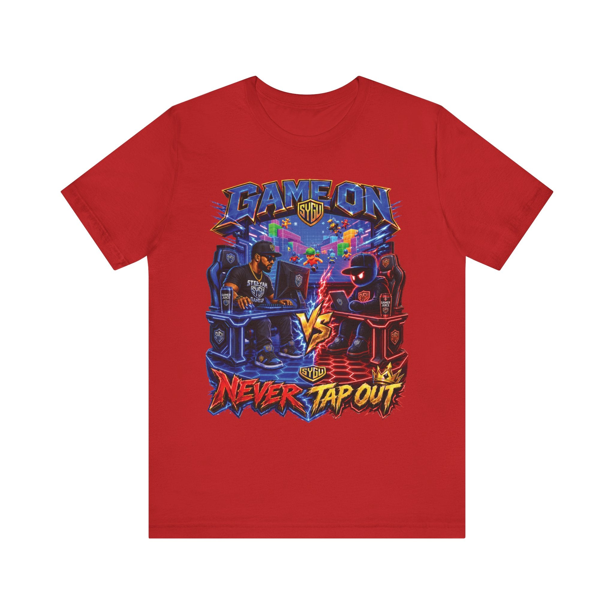 StepYahGameUp — Game On Never Tap Out | Unisex Tee