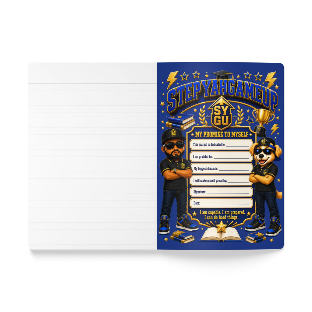 StepYahGameUp — You Got This | Softcover Story Journal
