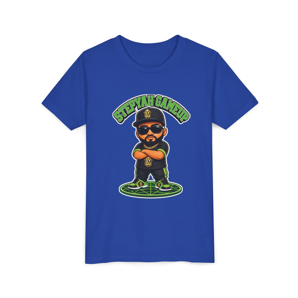 StepYahGameUp — Stumble Step Green Edition | Youth Tee
