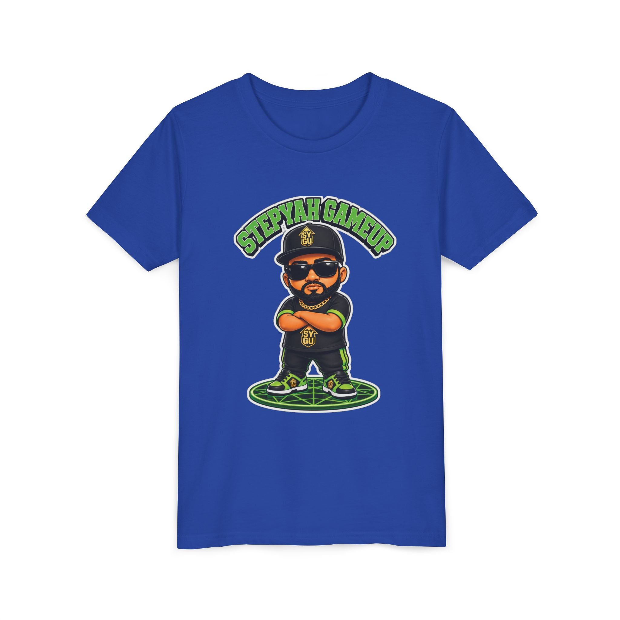StepYahGameUp — Stumble Step Green Edition | Youth Tee