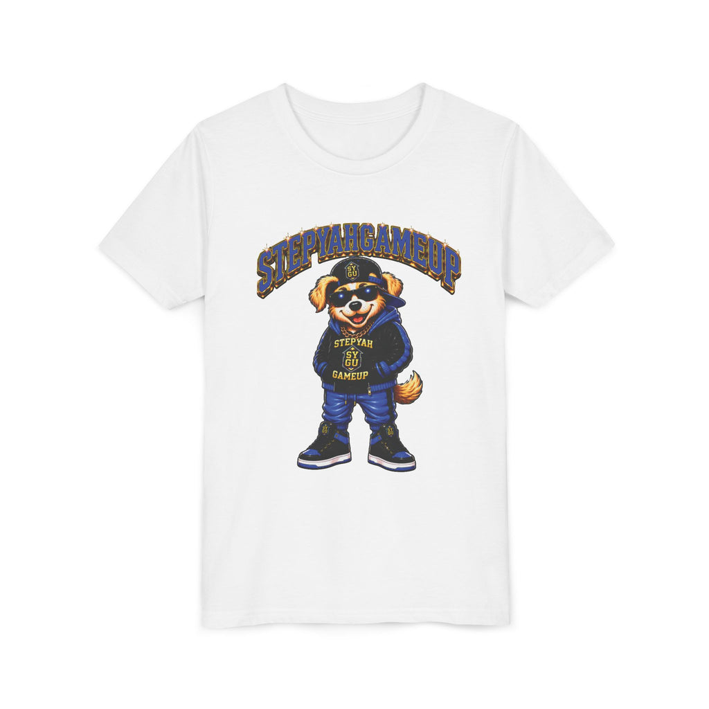 StepYahGameUp — SYGU Dog | Blue Edition | Unisex Youth Tee