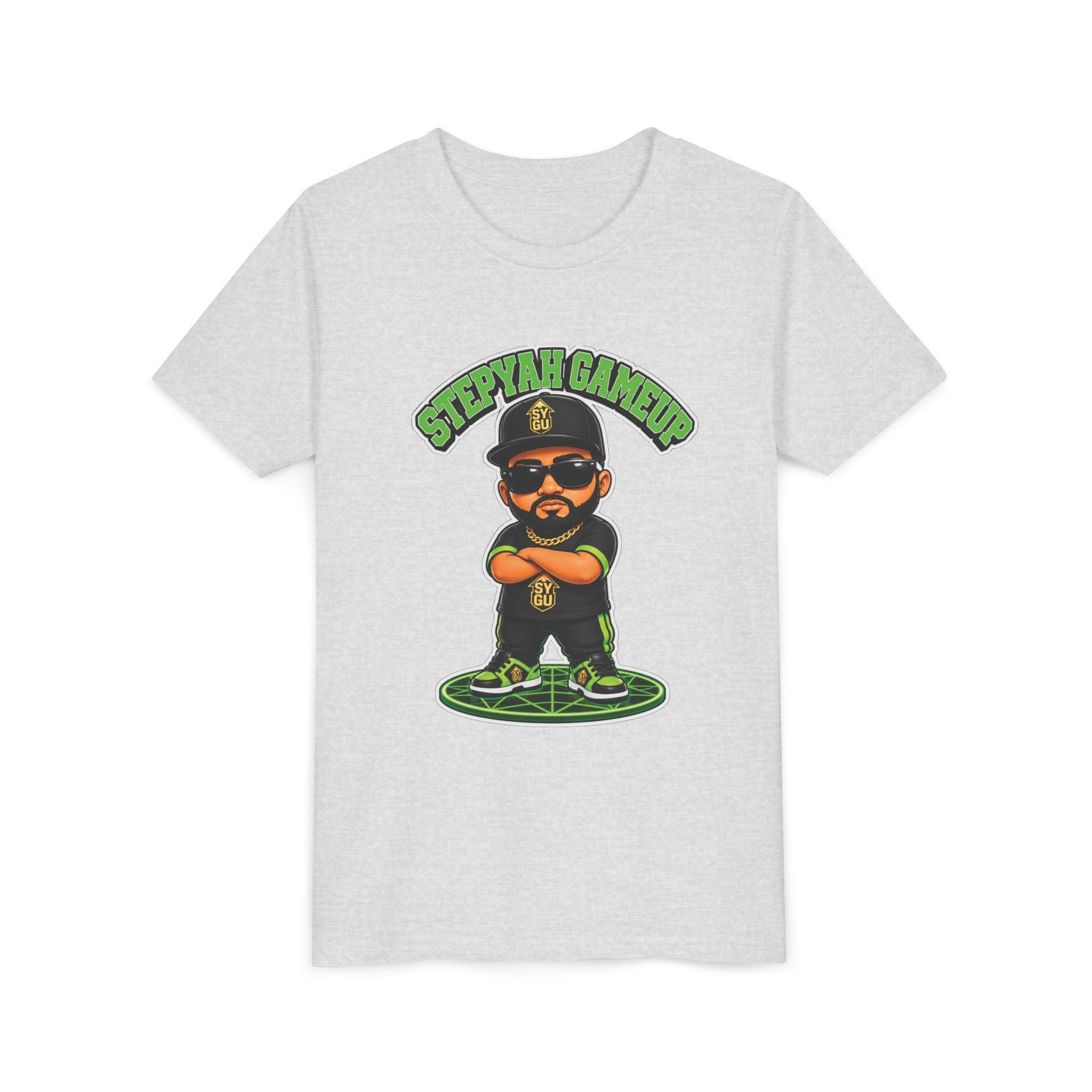 StepYahGameUp — Stumble Step Green Edition | Youth Tee