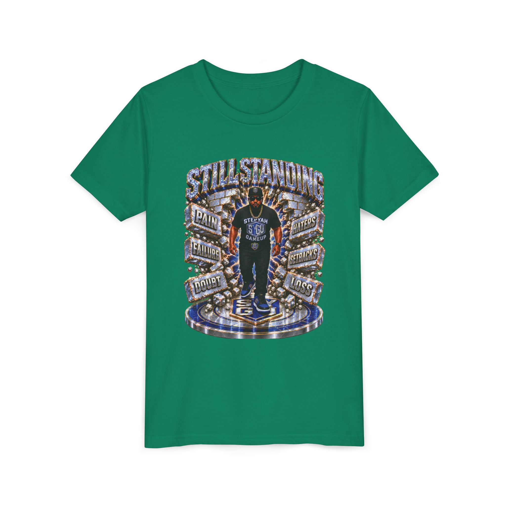 StepYahGameUp — Still Standing | Youth Tee