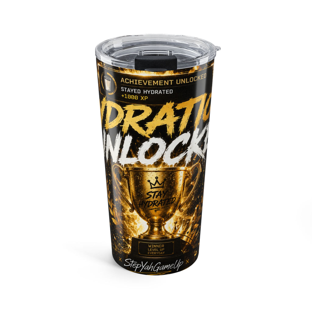 StepYahGameUp — Hydration Unlocked | 20oz Tumbler