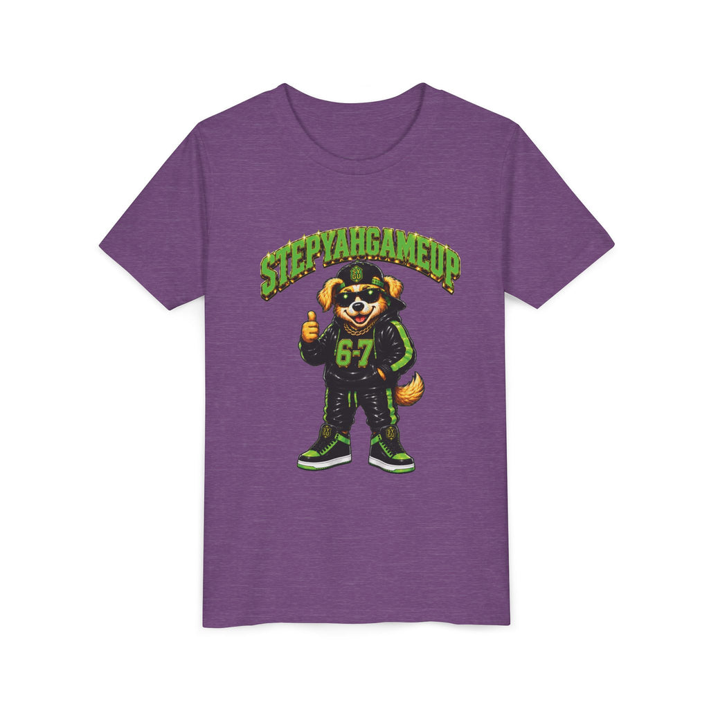 StepYahGameUp — SYGU Dog | 6-7 Green Edition | Unisex Youth Tee