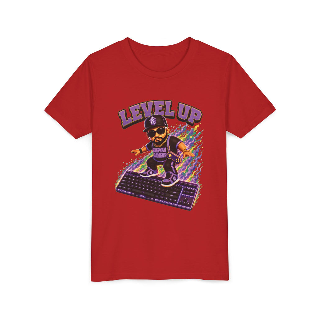 StepYahGameUp — Level Up | Keyboard Rider | Unisex Youth Tee
