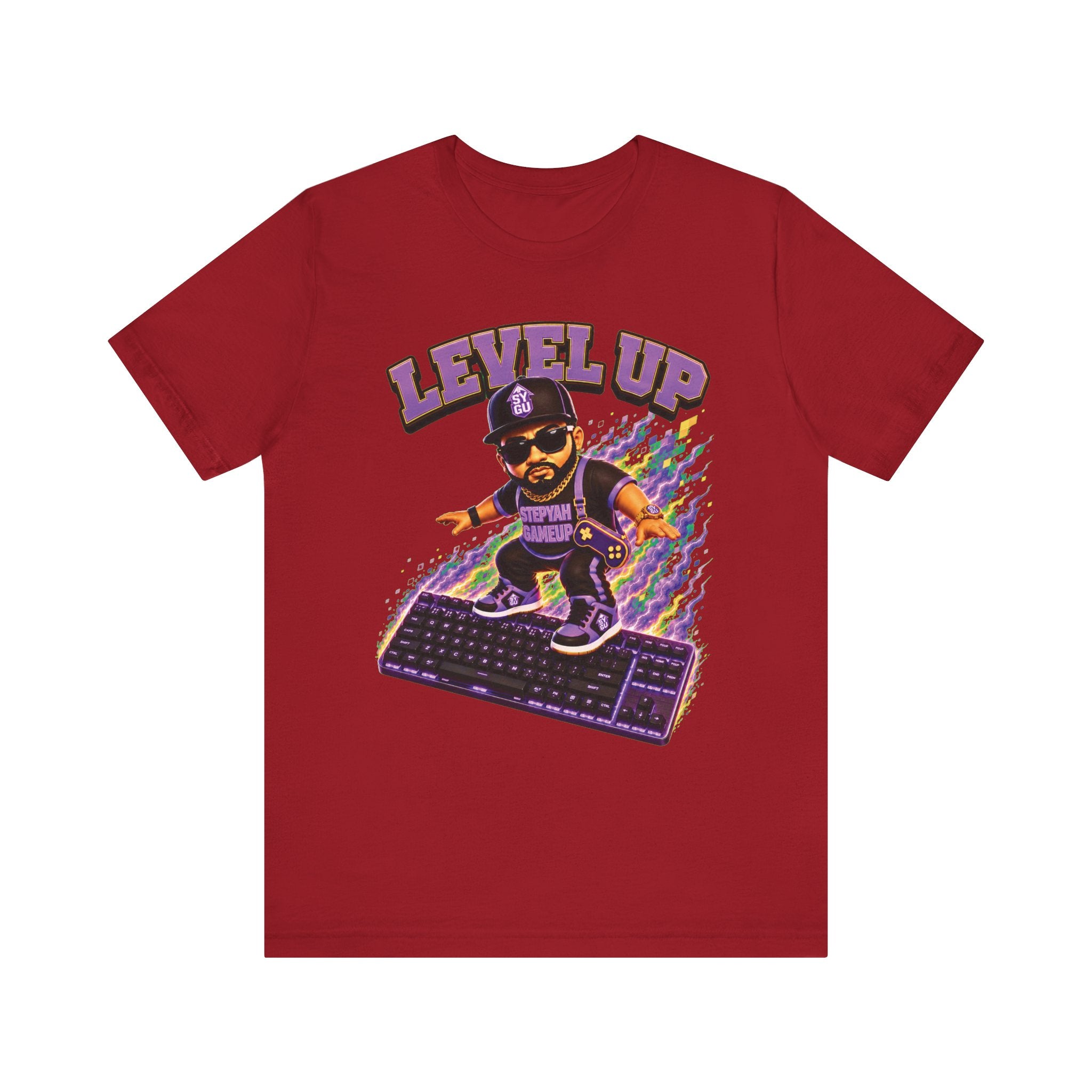 StepYahGameUp — Level Up | Keyboard Rider | Unisex Tee