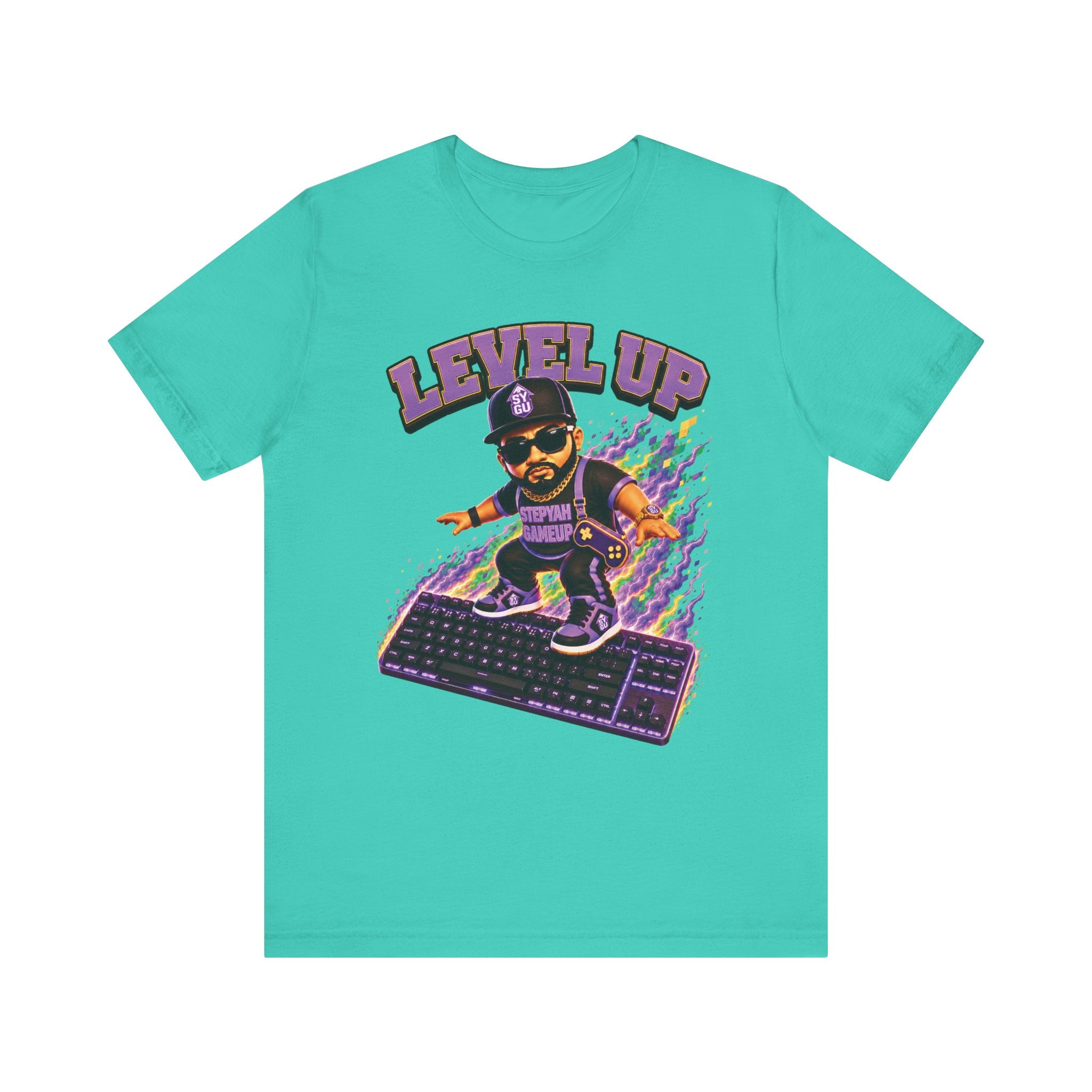 StepYahGameUp — Level Up | Keyboard Rider | Unisex Tee