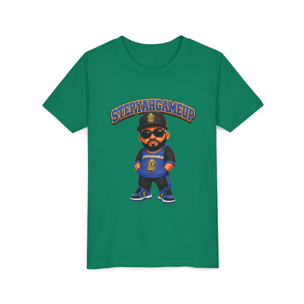 StepYahGameUp — Stumble Step | Hands In Pockets | Youth Tee