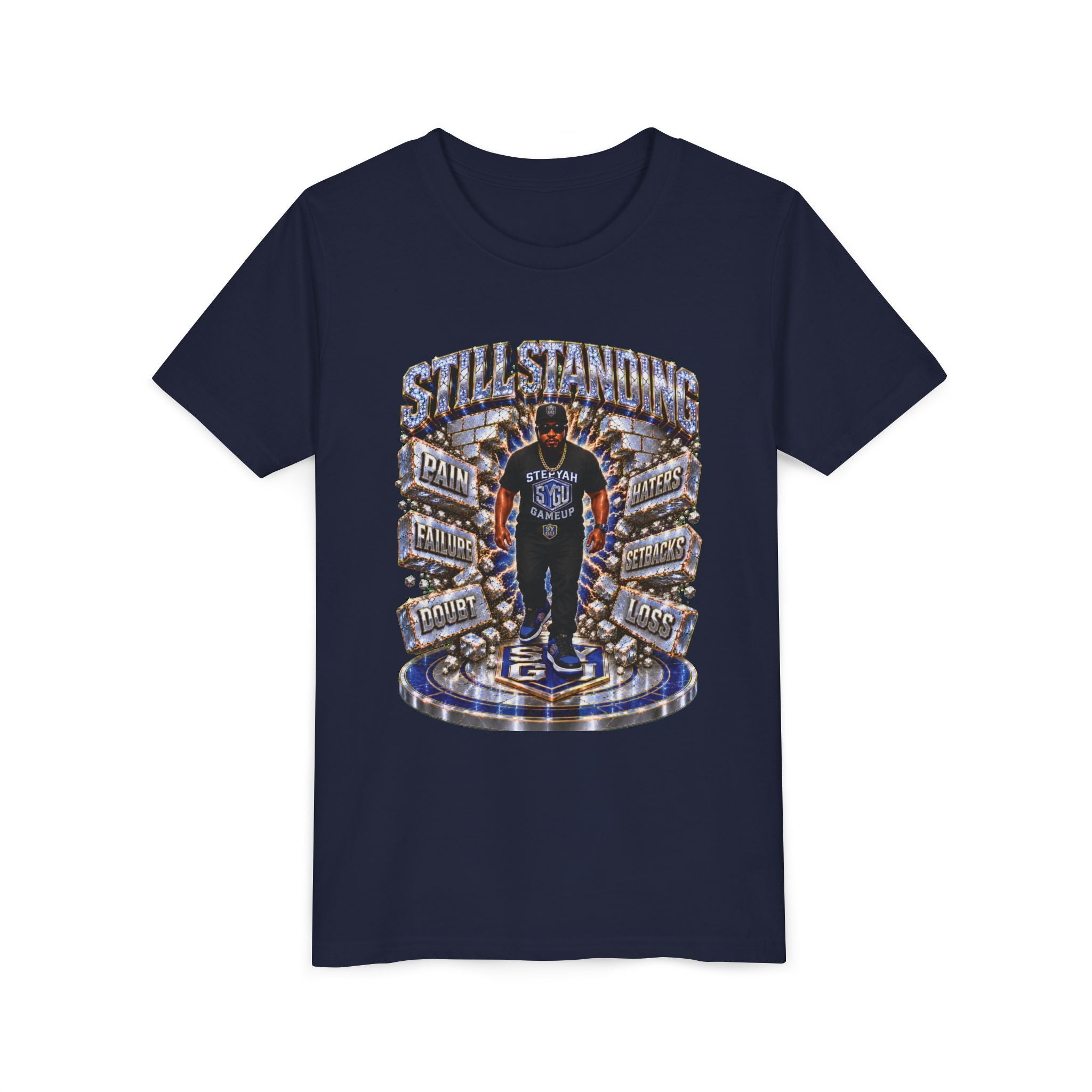 StepYahGameUp — Still Standing | Youth Tee